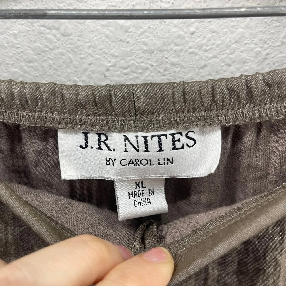 J.R. Nites‎ Carol Lin 2 Pc Dress Jacket Set 14 Taupe Evening Formal Wedding VTG